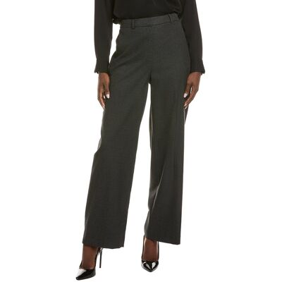 Kenneth Cole Flannel Wide Leg Pant Grey 4 Kenneth Cole Flannel Wide Leg Pant Grey 4