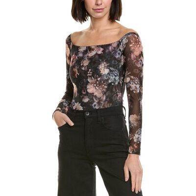 LAGENCE L'AGENCE Peonie Bodysuit Black l LAGENCE L'AGENCE Peonie Bodysuit Black l