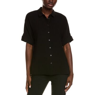 Lafayette 148 New York Remy Wool Blouse Black m Lafayette 148 New York Remy Wool Blouse Black m