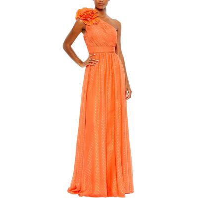 Mac Duggal Polka Dot Ruffled Gown NoColor 4 Mac Duggal Polka Dot Ruffled Gown NoColor 4