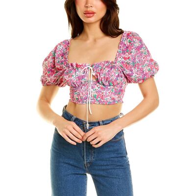 To My Lovers Bandeau Top Purple M To My Lovers Bandeau Top Purple M