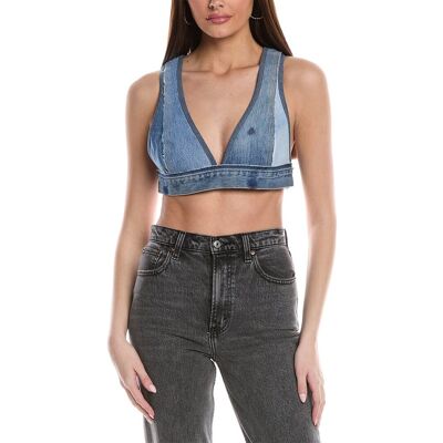 RE/DONE Denim Bra Blue m RE/DONE Denim Bra Blue m