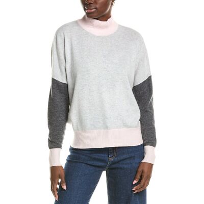 Brodie Cashmere Wool & Cashmere-Blend Color Block Jumper NoColor xs Brodie Cashmere Wool & Cashmere-Blend Color Block Jumper NoColor xs