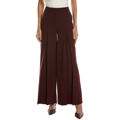 Kenneth Cole High-Rise Inverted Pleat Wide Leg Pant Purple 4 Kenneth Cole High-Rise Inverted Pleat Wide Leg Pant Purple 4