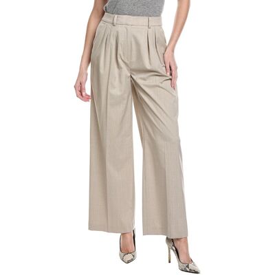 Kenneth Cole High-Rise Wide Leg Pant Tan 2 Kenneth Cole High-Rise Wide Leg Pant Tan 2