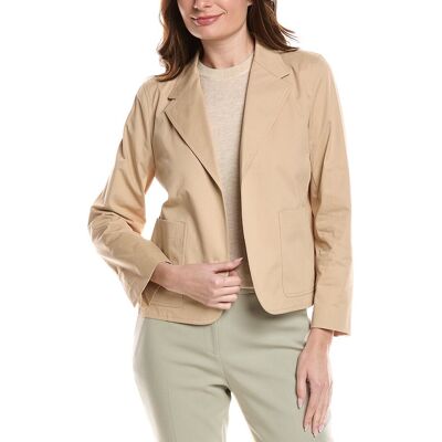 Lafayette 148 New York Cropped Boyfriend Blazer Brown xs Lafayette 148 New York Cropped Boyfriend Blazer Brown xs