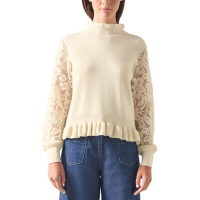 LK Bennett Viv Wool-Blend Jumper White m LK Bennett Viv Wool-Blend Jumper White m