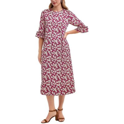 Draper James Crewneck Midi Dress NoColor m Draper James Crewneck Midi Dress NoColor m