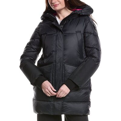 Pajar Mid-Length Quilted Parka Puffer Black m Pajar Mid-Length Quilted Parka Puffer Black m