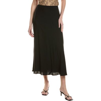 Lafayette 148 New York Bias Cut Flared Silk Maxi Skirt Black 0 Lafayette 148 New York Bias Cut Flared Silk Maxi Skirt Black 0