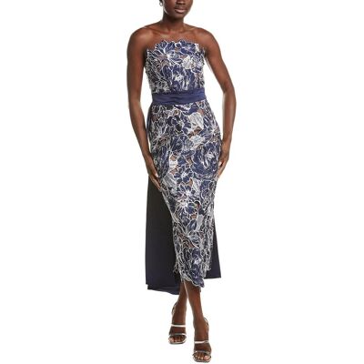 Marchesa Notte Gown Blue 0 Marchesa Notte Gown Blue 0
