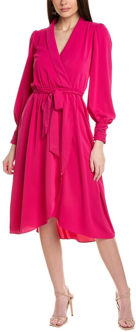 Julia Jordan Faux Wrap Dress Pink 12