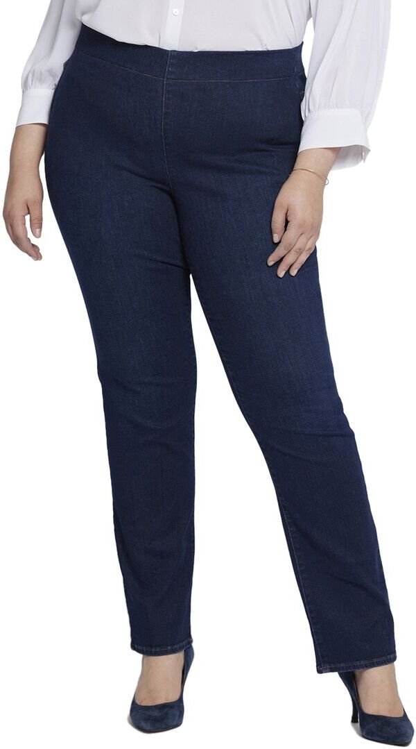 NYDJ Plus Bailey Palace Straight Jean NoColor 22W