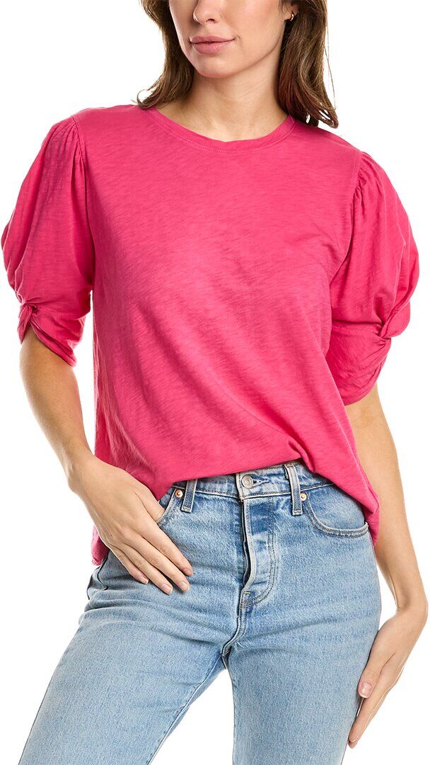 Velvet by Graham & Spencer Amelia Top Pink XS