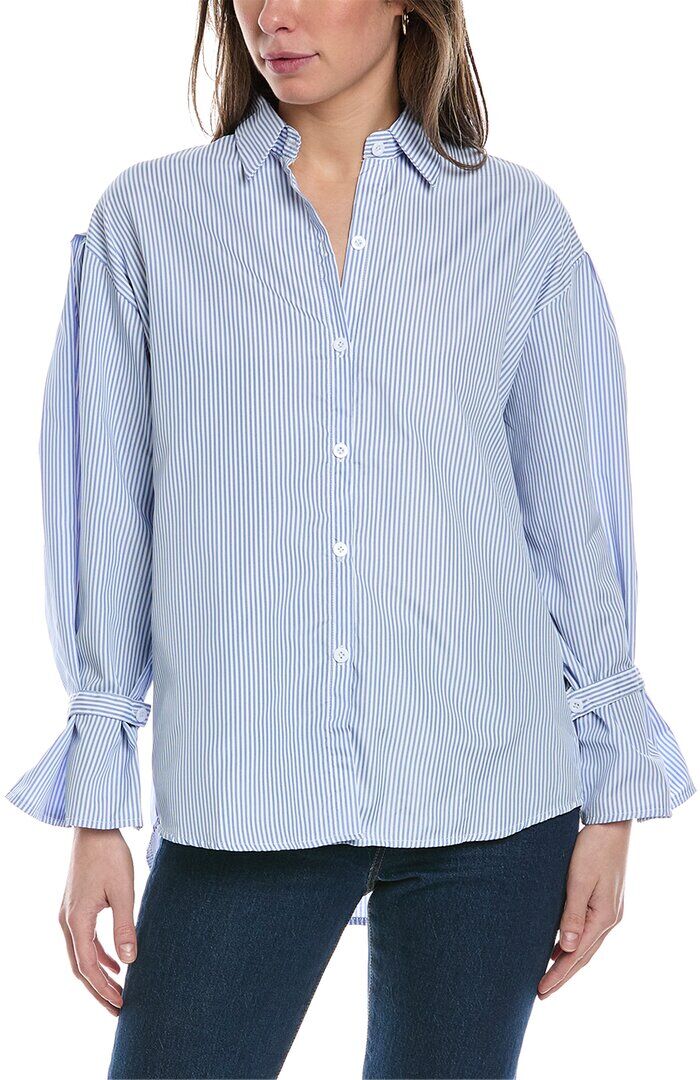 To My Lovers Stripe Shirt Blue M