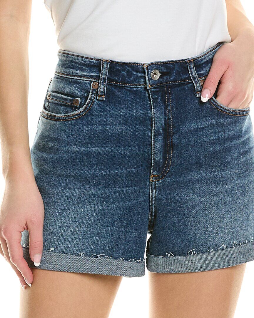 rag & bone Nina Clover High-Rise Short Jean Blue 26