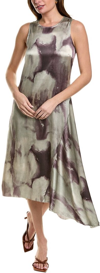 go by go silk Go> by GoSilk Simply Elegant Silk Midi Dress Grey xs