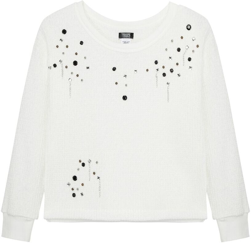 Truce Cut N Sew Sweater White GL14