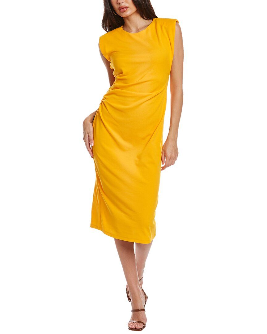 Donna Morgan Midi Dress Orange 2