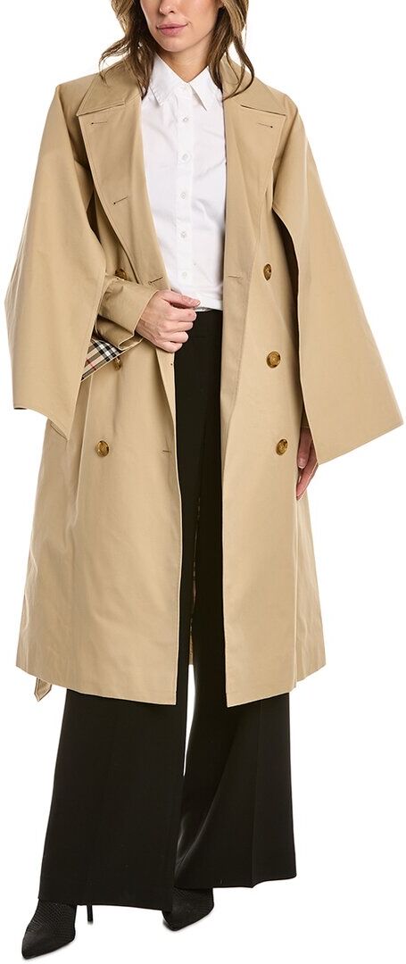 Burberry Gabardine Trench Coat Beige 10