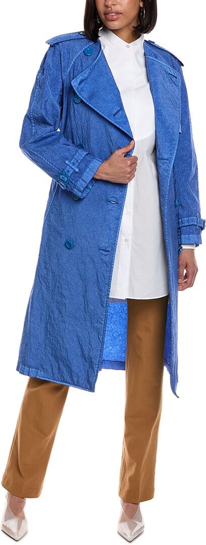 Burberry Trench Coat Blue 4