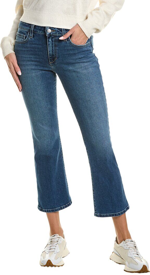 JOE'S Jeans Mid-Rise Tulip Crop Boot Cut Jean Blue 25