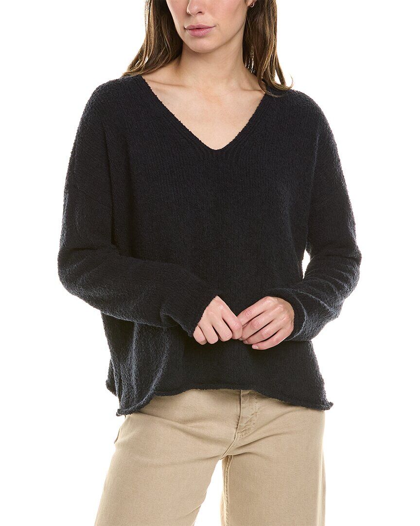 EILEEN FISHER Boucle Cashmere-Blend Sweater NoColor xs