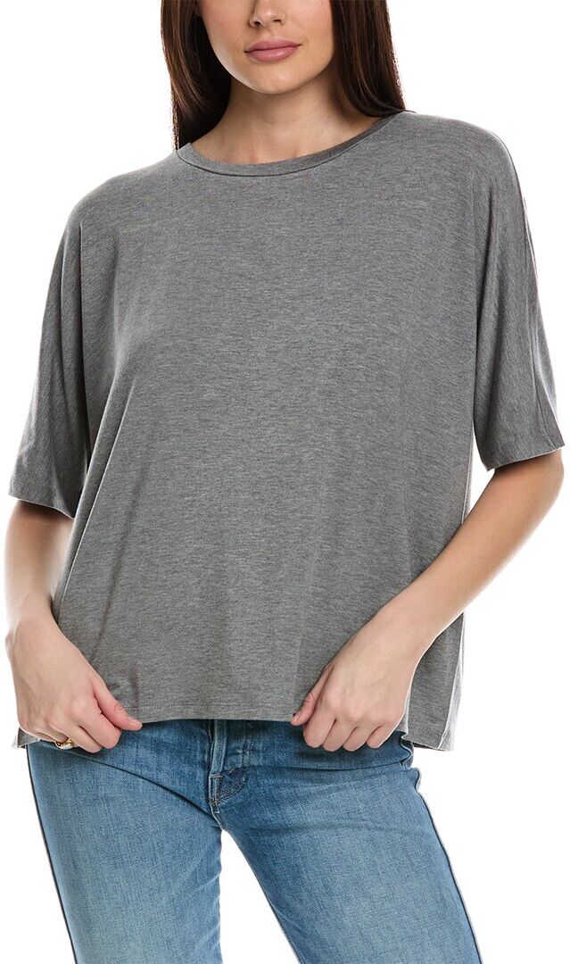 EILEEN FISHER Boxy T-Shirt Grey xs