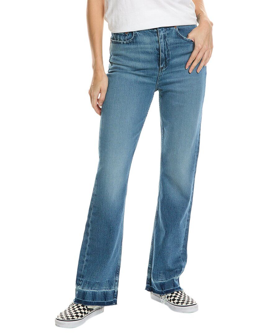 rag & bone Peyton Mid-Rise Boot Cut Jean Blue 27