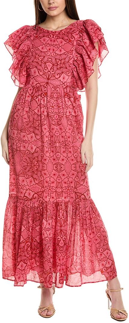 Ro's Garden Ros Garden Dulce Maxi Dress Pink M