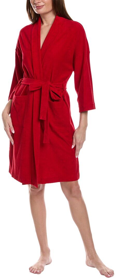 HANRO Sleep & Lounge Robe Red M