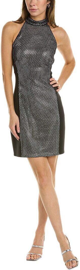 SHO by Tadashi Shoji Scuba Sheath Dress Black 10