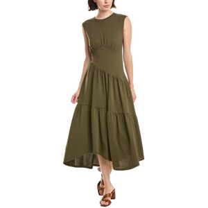 FRAME Denim The Gathered Tank Dress Green l