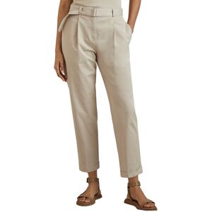 Reiss Hutton Belted Taper Trouser Grey UK12/US8