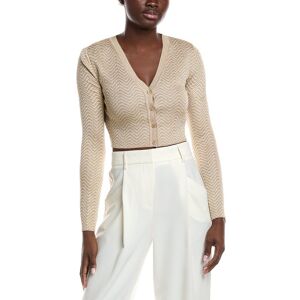 M Missoni Textured Cardigan Gold m