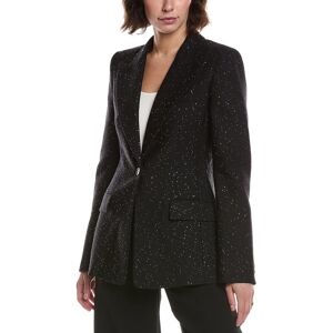 Michael Kors Collection Georgina Wool & Silk-Blend Jacket Black 6
