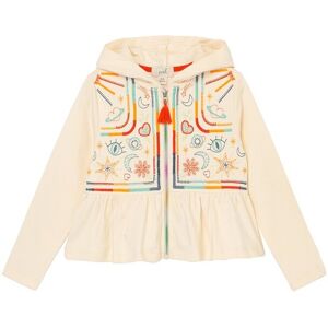 PEEK Zen Embroidered Zip-Up Hoodie White 2T PEEK Zen Embroidered Zip-Up Hoodie White 2T