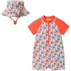 Andy & Evan Orange Lobster Swim Romper NoColor 18/24M Andy & Evan Orange Lobster Swim Romper NoColor 18/24M