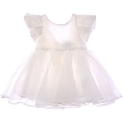 Bardot Junior Matilda Mini Bow Dress White 3-6M Bardot Junior Matilda Mini Bow Dress White 3-6M