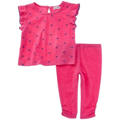 Splendid 2pc Bellflower Top & Legging Set Pink 6-12M Splendid 2pc Bellflower Top & Legging Set Pink 6-12M