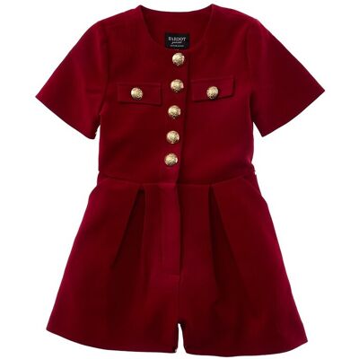 Bardot Junior Valentina Playsuit Red 5 Bardot Junior Valentina Playsuit Red 5