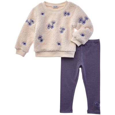 Splendid 2pc Floral Fleece Sweatshirt & Legging Set White 3-6M Splendid 2pc Floral Fleece Sweatshirt & Legging Set White 3-6M