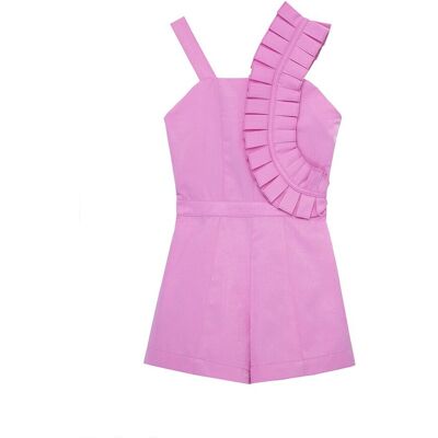 Habitual Pleated Romper Purple G16 Habitual Pleated Romper Purple G16