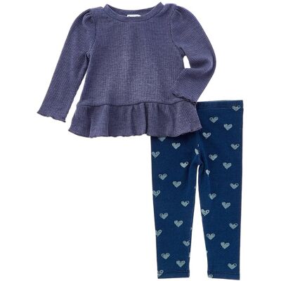Splendid 2pc Top & Legging Set Blue 3-6M Splendid 2pc Top & Legging Set Blue 3-6M