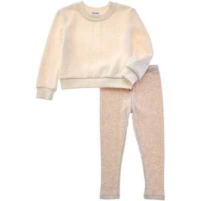 Splendid 2pc Pullover & Pant Set White 12-18M Splendid 2pc Pullover & Pant Set White 12-18M
