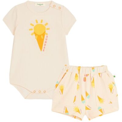 The Bonnie Mob The Bonniemob Onesie & Short Set NoColor 18-24M The Bonnie Mob The Bonniemob Onesie & Short Set NoColor 18-24M