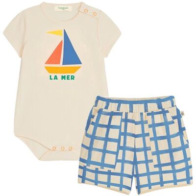 The Bonnie Mob The Bonniemob Onesie & Shorts Set NoColor 12-18M The Bonnie Mob The Bonniemob Onesie & Shorts Set NoColor 12-18M
