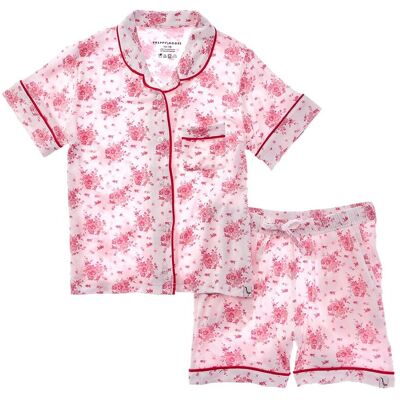PREPPY GOOSE 2pc Pajama Set Pink 2/3 PREPPY GOOSE 2pc Pajama Set Pink 2/3