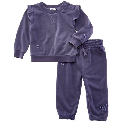 Splendid 2pc Floral Haze Sweatshirt & Legging Set Purple 6-12M Splendid 2pc Floral Haze Sweatshirt & Legging Set Purple 6-12M