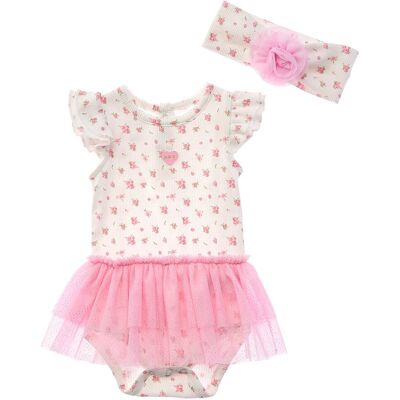 Juicy Couture 2pc Bodysuit & Headband Set White 18M Juicy Couture 2pc Bodysuit & Headband Set White 18M